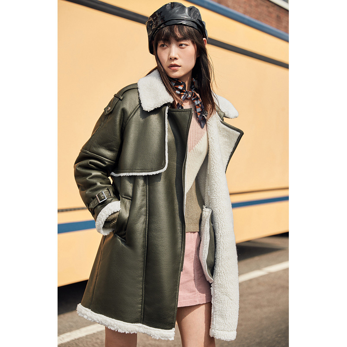 Manteau de fourrure femme PEACEBIRD    - Ref 3174647 Image 3