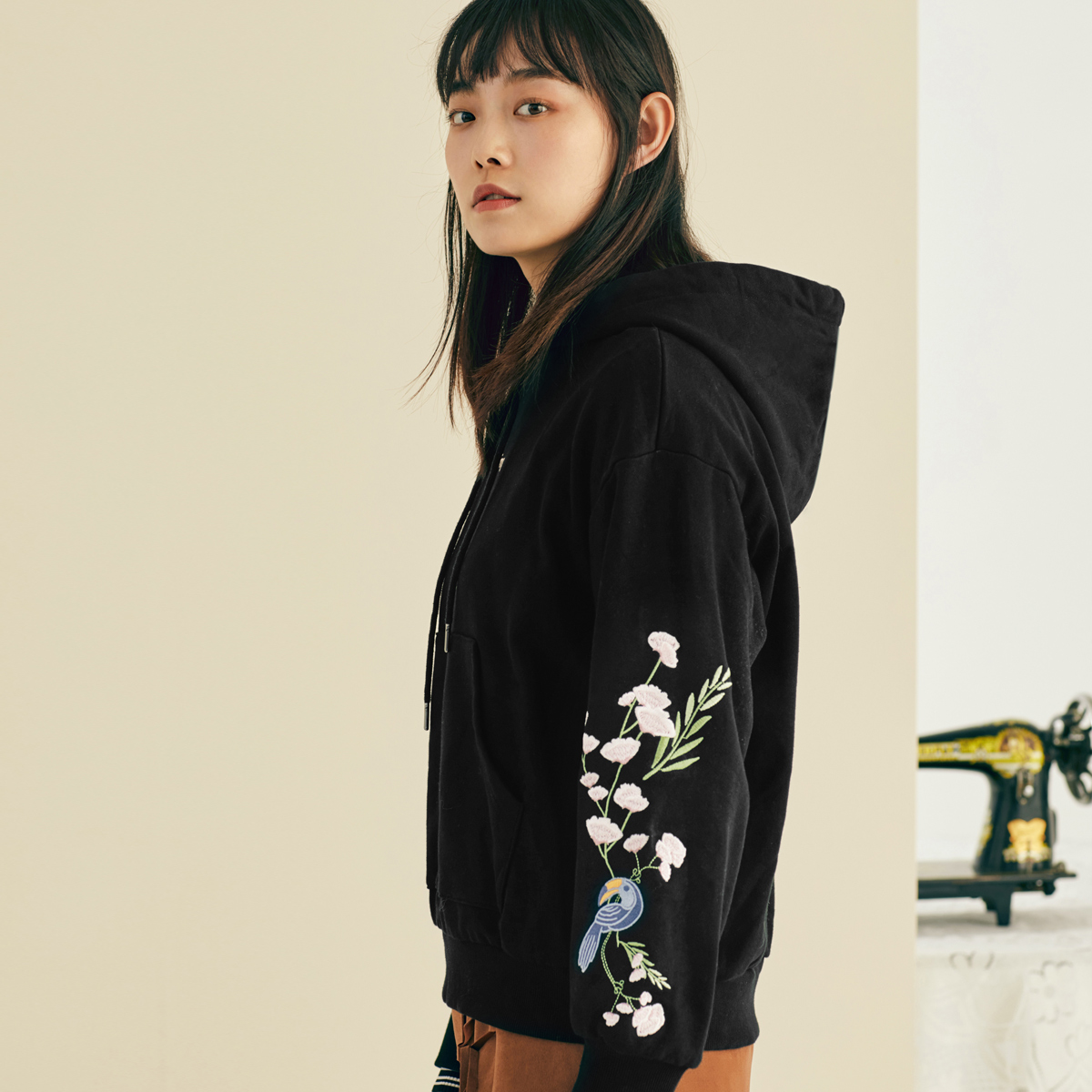 Sweatshirt femme PEACEBIRD    - Ref 3216008 Image 3
