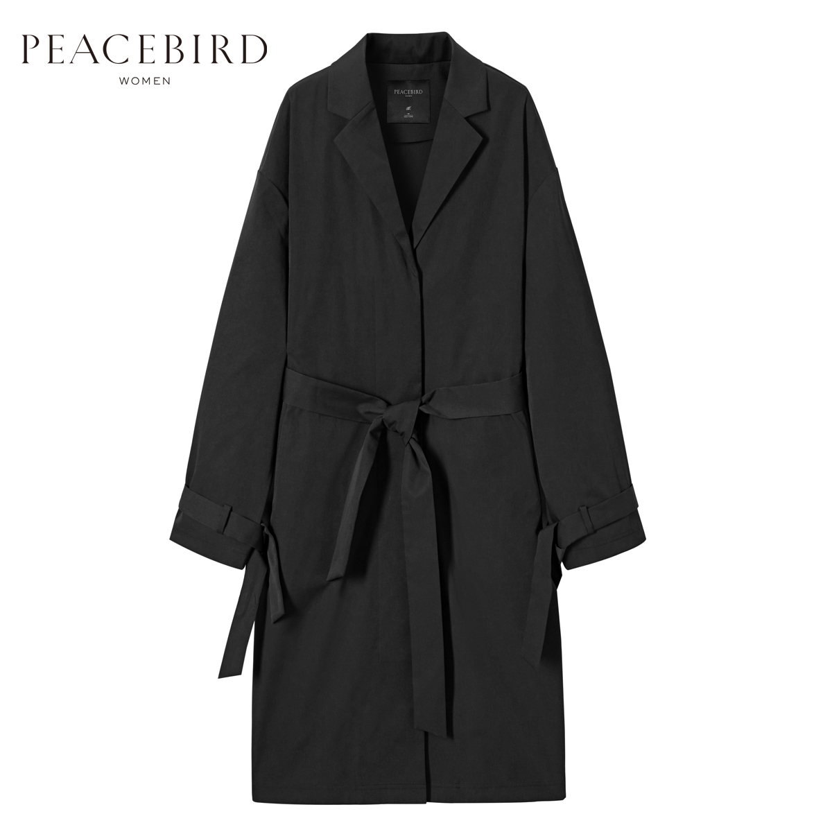 Trench pour femme PEACEBIRD    en Polyester - Ref 3226209 Image 5
