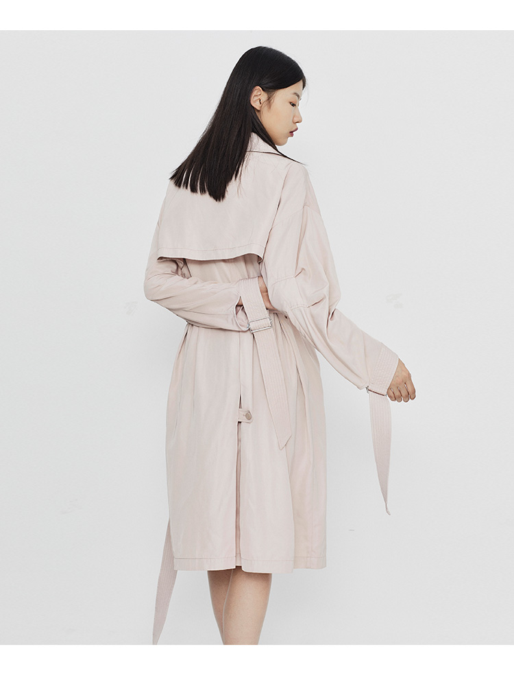 Trench pour femme PEACEBIRD    en Polyester - Ref 3226194 Image 13