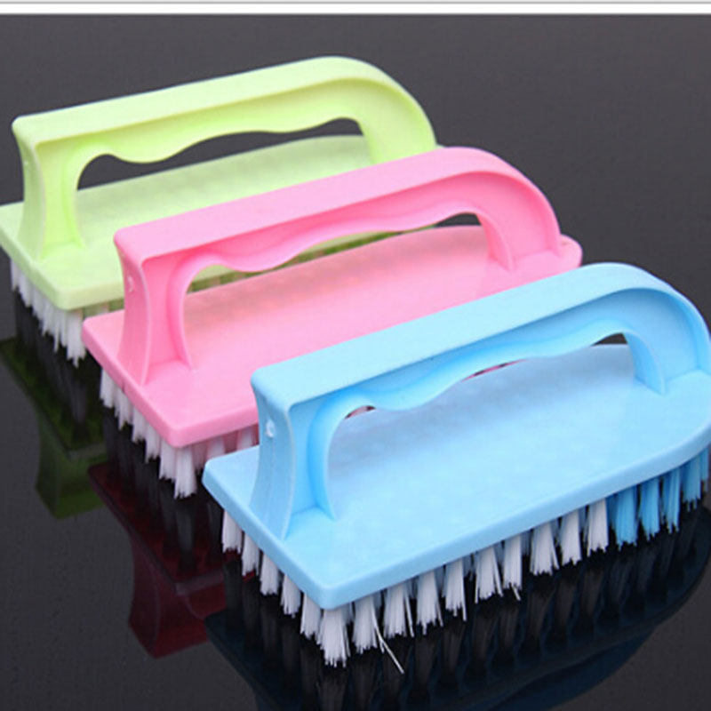 Powerful Laundry Brush With Handle Wash Jeans Brush Hard Hair Floor Brushed Bath Brush Washbasin Brushed Laundry Brush