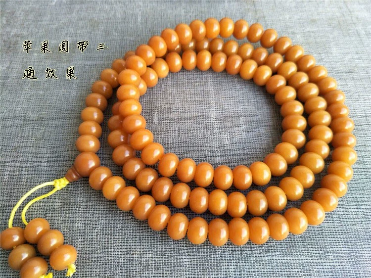 Seiko tự nhiên phong hóa Old White Jade Bodhi Root 108 Hạt Vòng tay Nam và Nữ Vòng tay Xô Chen Seed Bodhi - Vòng đeo tay Clasp vòng hồ ly