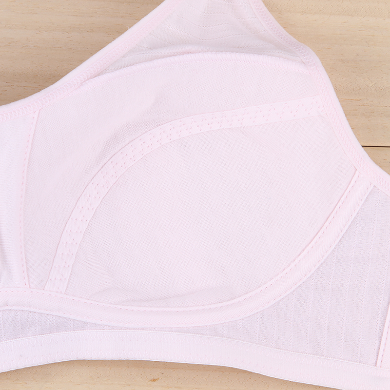 Yilanfen new girl bra development period cotton female middle school student vest underwear without rim sports bra