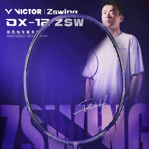 Ракетка для бадминтона VICTOR, эксклюзивная боевая ракетка Чжэна Сивэя, профессиональная наступательная и полевая ракетка DX-12ZSW/DX12