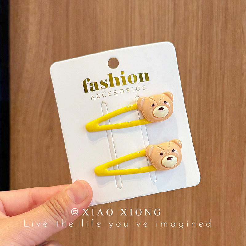 Kids Barrettes Cute Cartoon Hair Pin Baby Hair Accessories Rabbit Strawberry BB Clip Girl Side Clip Bang Clip New Arrival — 27