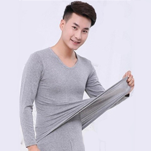 Mordale Lingling đầu mens cực thấp tóm cổ mỏng một mảnh bông dài tay ấm áp thân mật đồ lót đáy