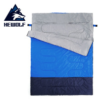 Male wolf sleeping bag outdoor pure cotton lunch break indoor camping adult spring and autumn and winter envelope thickened warm double sleeping bag
