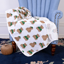 Cotton double gauze Childrens baby absorbent bath towel Ultra-soft thin gauze Cotton soft plus size childrens quilt blanket