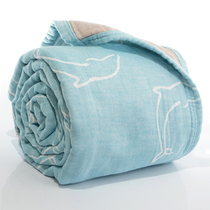 Cotton four-layer gauze multi-function towel quilt Japanese Nordic Single Large Double quilt Air-conditioned quilt blanket sheets