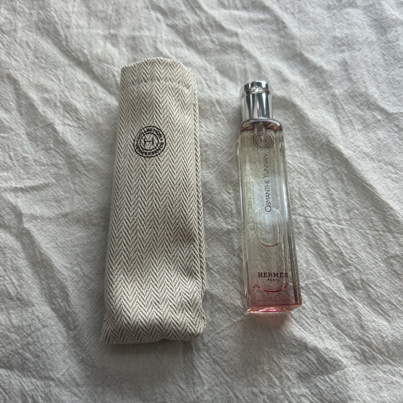Hermès Fragrance Series Yunnan Osmanthus Rose Flower Ceremony Amber Cloud Smoke Fragrance Fruit Pepper Fragrance Silk Road 15ml