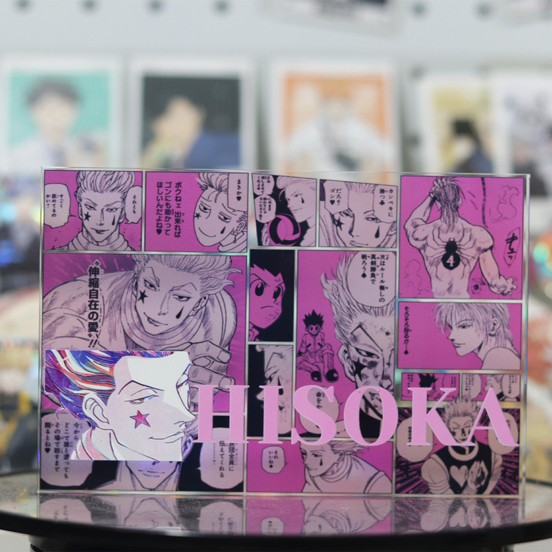 Full-Time Hunter Acrylic Brick Killua Kurapika Hisoka Kurolohito Flytan Ilumi Reo Crystal Brick