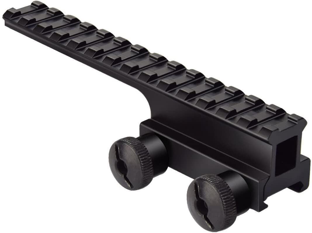 145mm guide rail conversion bracket 20mm to 20mm long booster booster clip Laser clip Leather rail Aluminum alloy clip