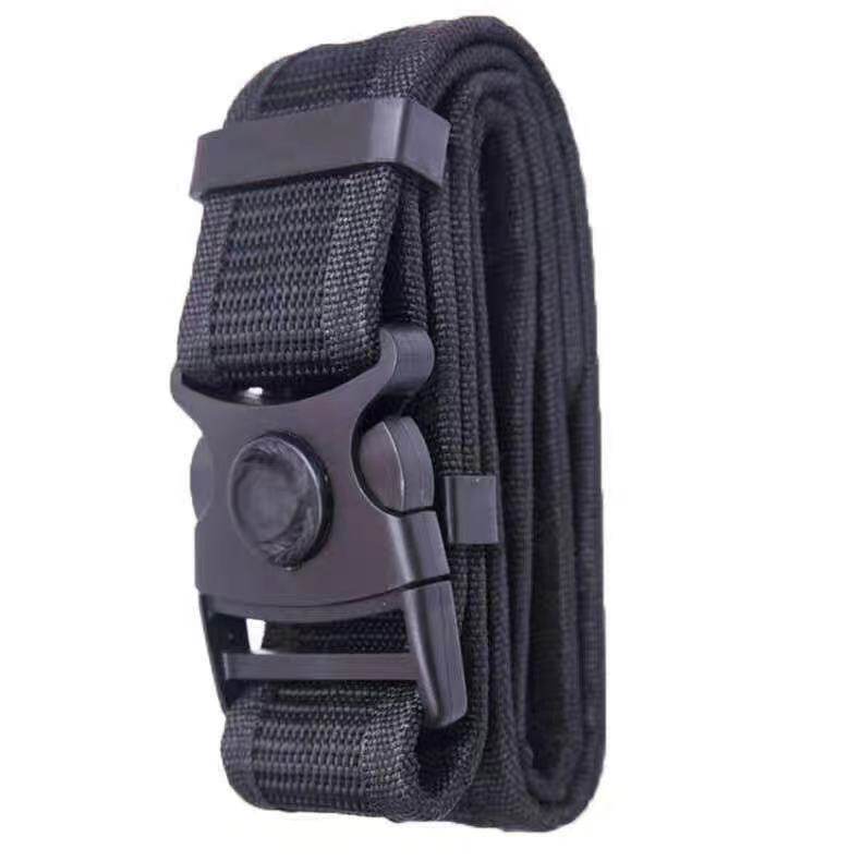Outdoor for training security General black Tactical armed with security training belt Military fans nylon inside and outside woven belt