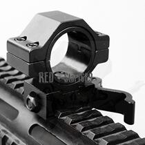 Flashlight clip laser clip quick release clip 25 4 30mm flashlight aluminum alloy quick release pipe clip