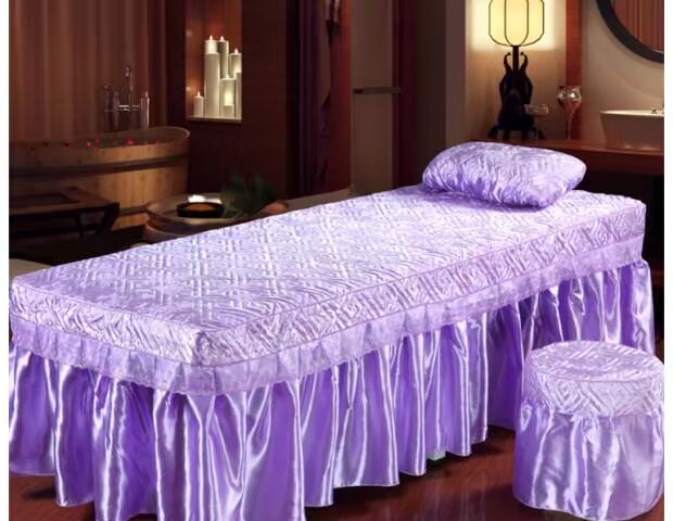 gia đình đẹp bốn bông bedspread giường Quảng trường New Beauty Body Massage khử trùng jacquard ren đặt đặc biệt cung cấp miễn phí vận chuyển - Trang bị tấm ga trải giường spa đẹp