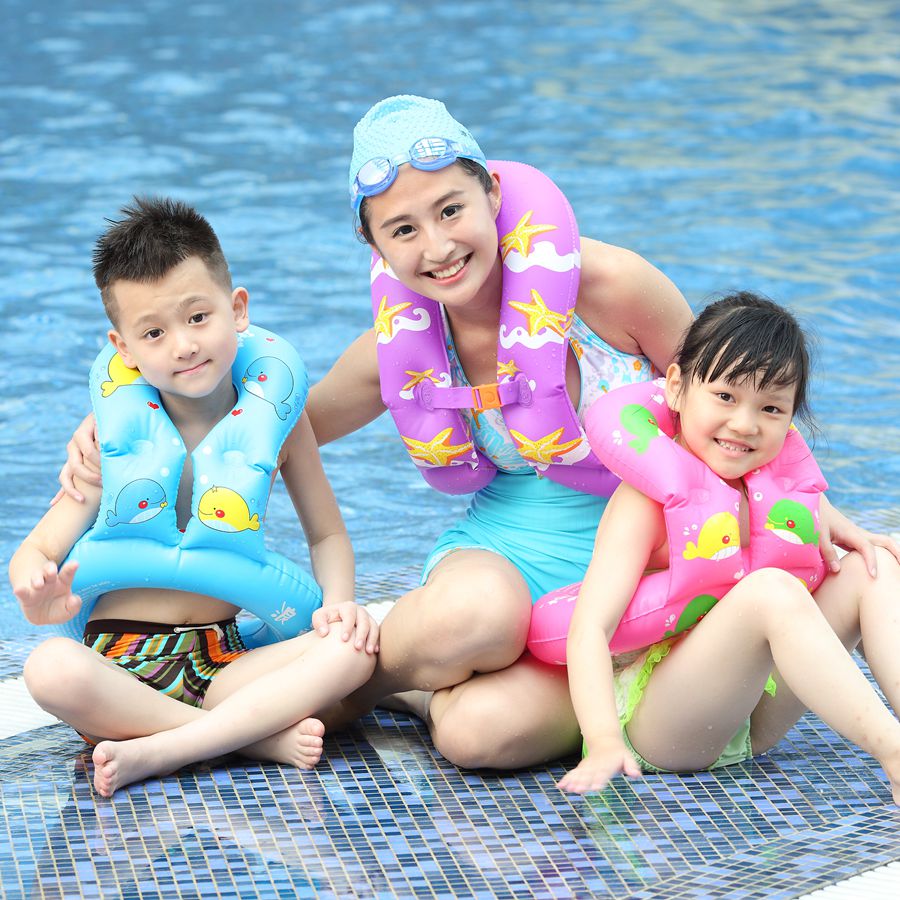 Wangzi adult children double airbag swimming ring professional learning swimming equipment lifebuoy s928 special bag