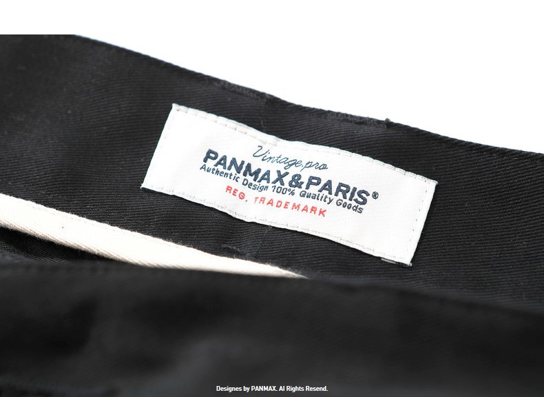 Quần tây ống rộng PANMAX thương hiệu quần legging nam mùa thu và quần mùa đông lỏng mỡ cộng với phân bón để tăng quần nam áo nam đẹp