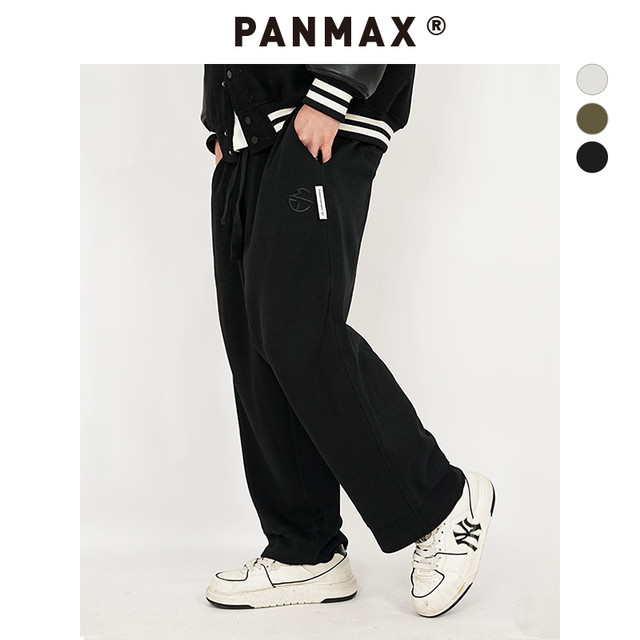 PANMAX plus size men's pants trendy brand men's outdoor casual trousers fashion sweatpants drape enlarged sports sweatpants