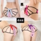 Rỗng bowknot mở đáy quần lót sexy sexy cotton thoáng khí đáy quần cô gái dễ thương sinh viên thong nữ mở tập - G-string