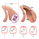 Soft Shell Chastity Lock with Double-Layer Rubber Coating, Male Penis Sleeve, Birdcage Chastity Lock, Bdsm, Cattle Training