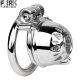 Stainless Steel Pa Ring Chastity Lock Pot Lid Cb Lock Male Large Urination Hole Birdcage Abstinence Hollow Chastity Device Smooth Integrated