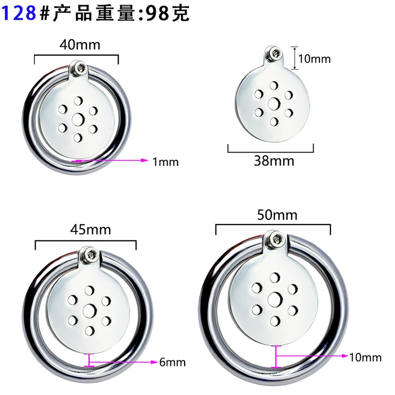 Khóa trinh tiết phẳng bằng kim loại có ống thông, khóa CB siêu nhỏ giá trị 0, cải trang cho phụ nữ, khóa trinh tiết ẩn khi đi ra ngoài