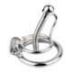 Stainless Steel Horse Eye Lock Chastity Cb Lock Chastity Device Sperm Ring Bdsm Training Hollow Ring Stretcher Penis Cage Lock