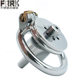 Metal Negative Lock Men's Cb Negative Chastity Lock Ultra-Small Extreme 0 Value Flat Jj Bird Cage with Catheter Bdsm