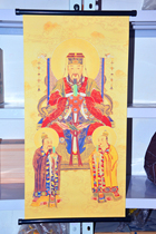Cloth scroll scroll Jade Emperor Portrait 60*30 cm