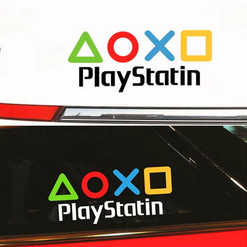 PS45 Creative PlayStation Game Auto Pattern Электромобиль Мотоцикл Водонепроницаемый рефлексивный царапин