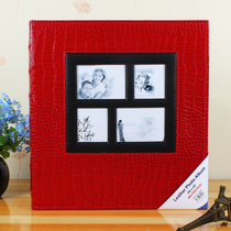 Gift Wedding Album 400 leather bag collection Plug - type Plug - in 6 inch album