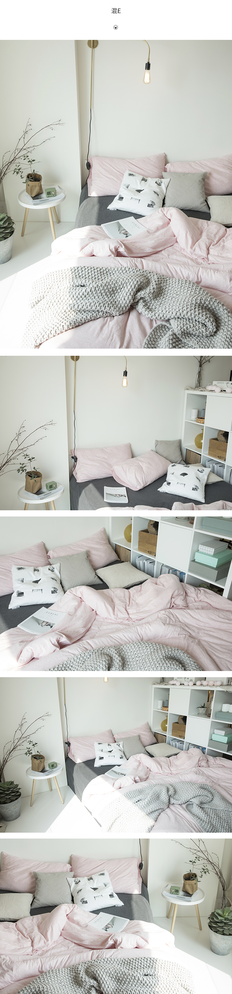 Bắc Âu đơn giản cotton màu đôi giường cung cấp bốn mảnh dệt kiểu Nhật Bản chăn bông chăn đơn - Bộ đồ giường bốn mảnh bộ chăn gối