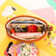 Korean Cartoon Coin Purse Women's Small Mini Canvas Art Cute Key Bag Coin Bag Student Wallet Short Style