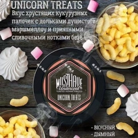 Праздник единорога угощена единорогам (кремовый хлопок и кукуруза хрустящий)