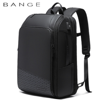 BANGE BANGE mens black Oxford backpack Casual fashion Computer travel outdoor large capacity bag