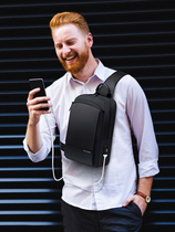 BANGE class song mens chest bag multifunctional business travel outdoor sports running shoulder crossbody backpack