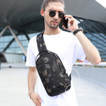 Male ladies chest bag camouflage outdoor shoulder crossbody running bag leisure business sports BANGE class song niche backpack