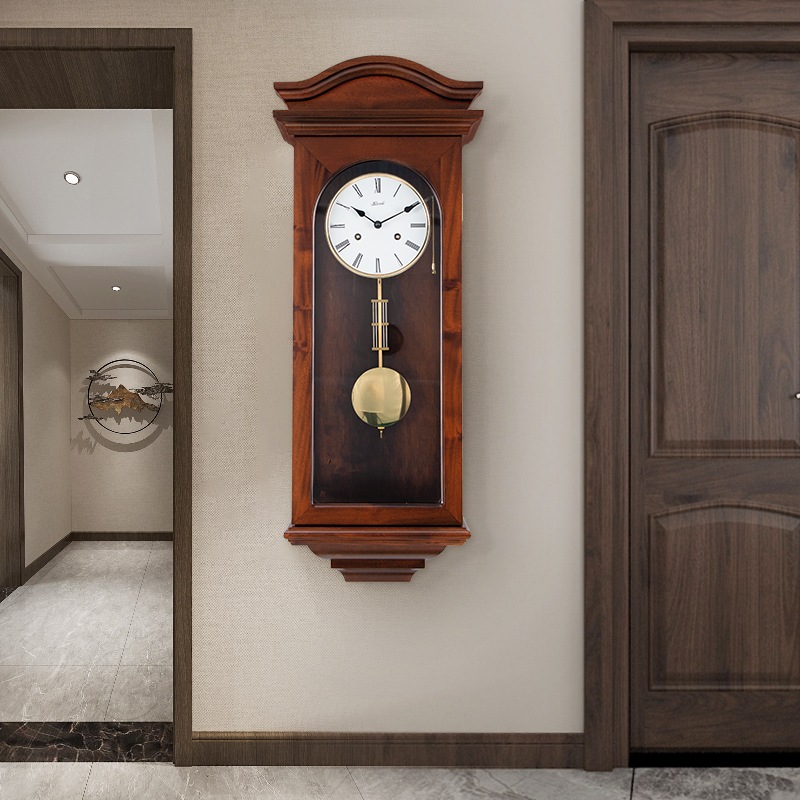 European mechanical watch living room wall luxury decoration clock household luxury Hemler wall clock American creative clock
