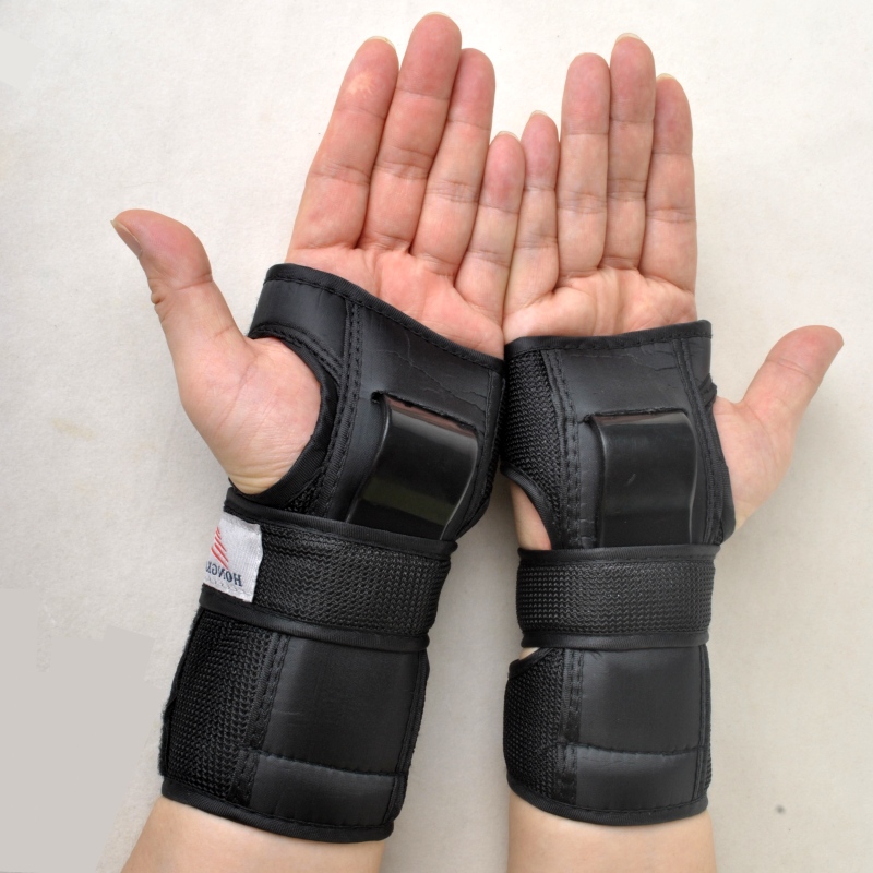 HK bánh xe trượt ván tay cọ cực thể thao bảo vệ cổ tay thiết bị bảo vệ trượt băng thiết bị bảo vệ nâng cấp bảo vệ lâu - Dụng cụ thể thao băng đầu gối khi chơi the thao