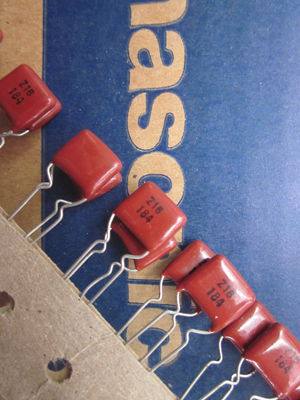 Imported Panasonic CBB Metallized Film Capacitor 0 18uf63v 18uf 0 180nf 184