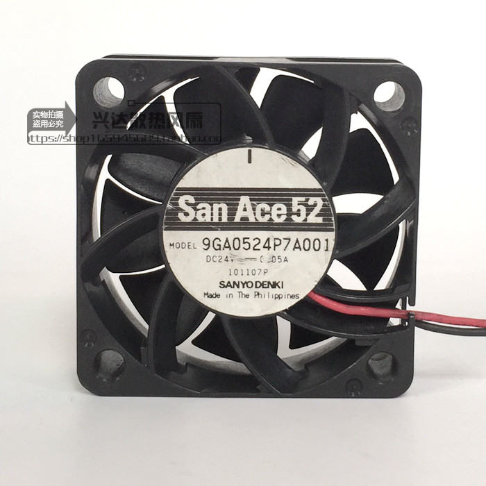 Original Sanyang 9GA0524P7A001 24V 0 05A 5CM 5015 Mute cooling fan