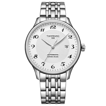 Tianwang Mechanical Watch Kunlun Series Large Dial Business Waterproof Automatic Mechanical Watch for Men 51546 New Year Gift