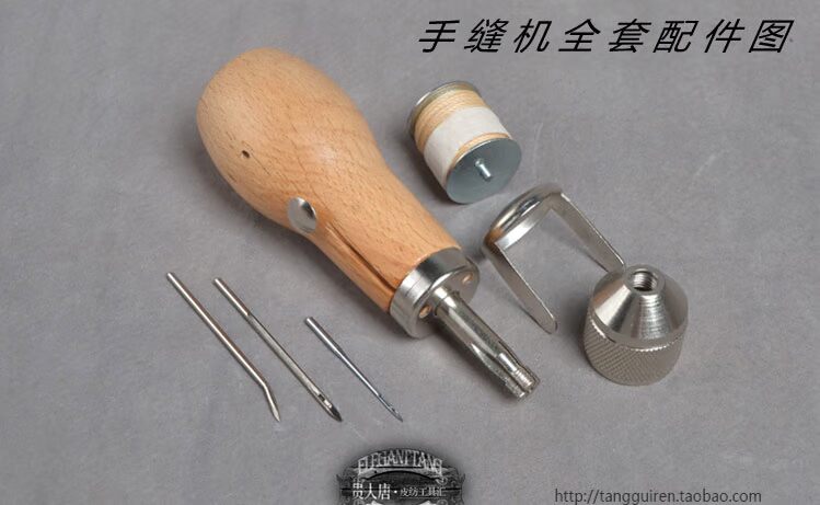 Dụng cụ cầm tay da máy DIY tay máy may da may khâu Pidiao cắt da kim cương là handstitch - Công cụ & vật liệu may DIY kim máy may