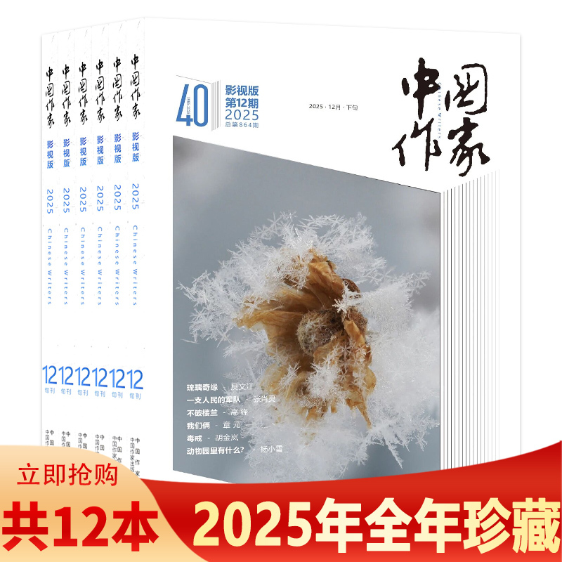[Issue Options Available] Chinese Writers Film and Television Edition Magazine 2025 Issues 1-12 Combo Pack, Choose Any from 2024/2023/2022/2021, In-Stock Movie Literature Scripts, Drama Creation, Television Literature Books and Periodicals