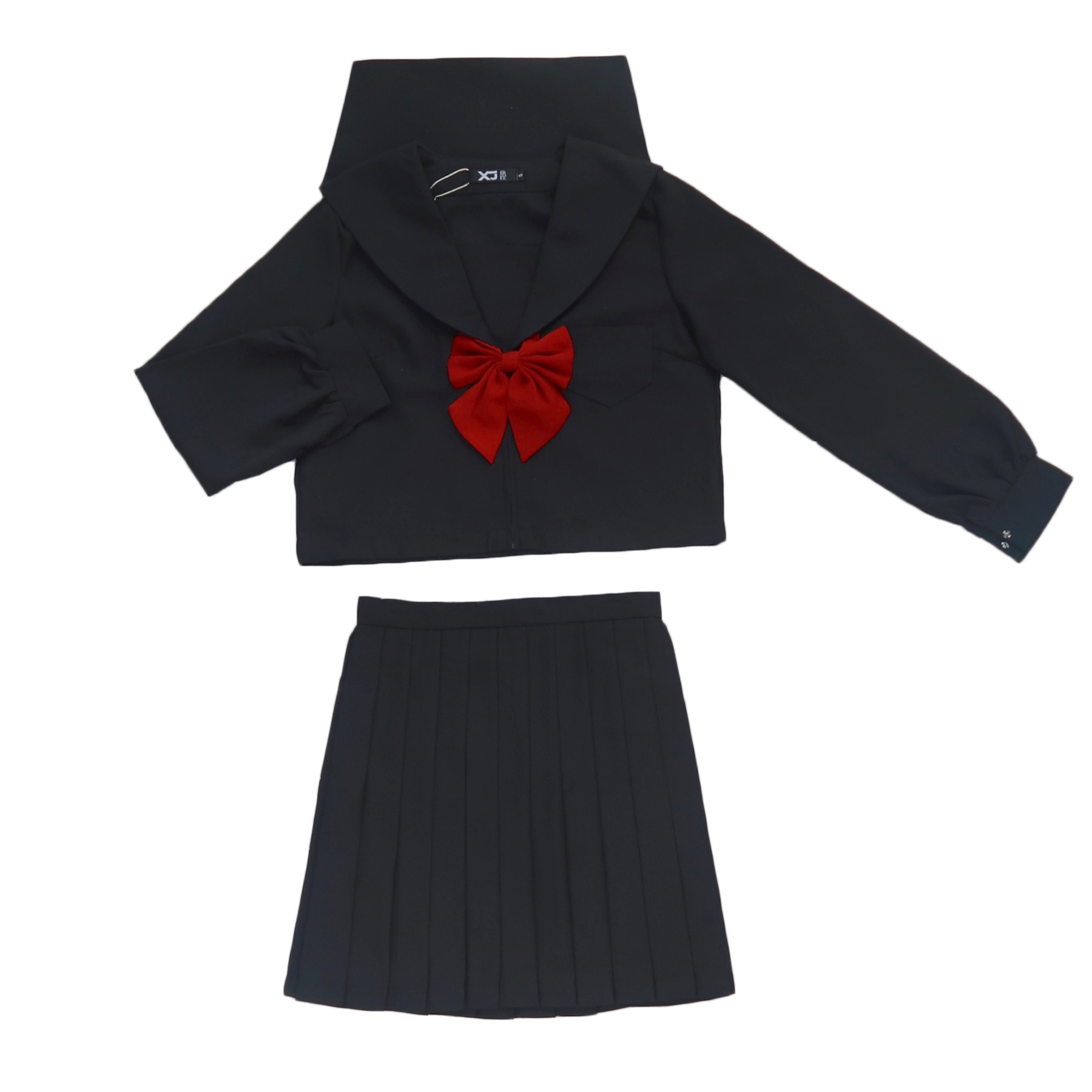 Sleeve Sill lớp sinh viên đồng phục Bad Girl Suit Nhật JK Uniform Cao đẳng Gió Đen Không Orthodox Thủy thủ của