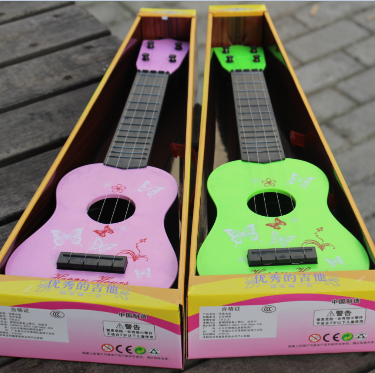 Children's guitar props Guitar photo studio photography props Baby shooting props Sound color small guitar