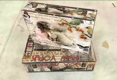 New special photo studio photography props wedding children's shooting Box storage box collection box portable box