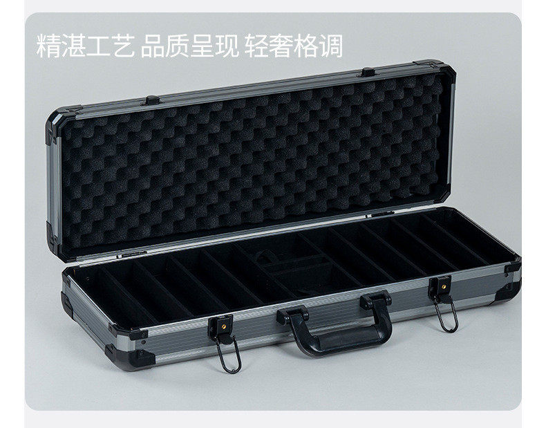 Фишки 德州筹码铝箱棋牌室专用盒子麻将打牌扑克筹码币专用套装筹码铝盒