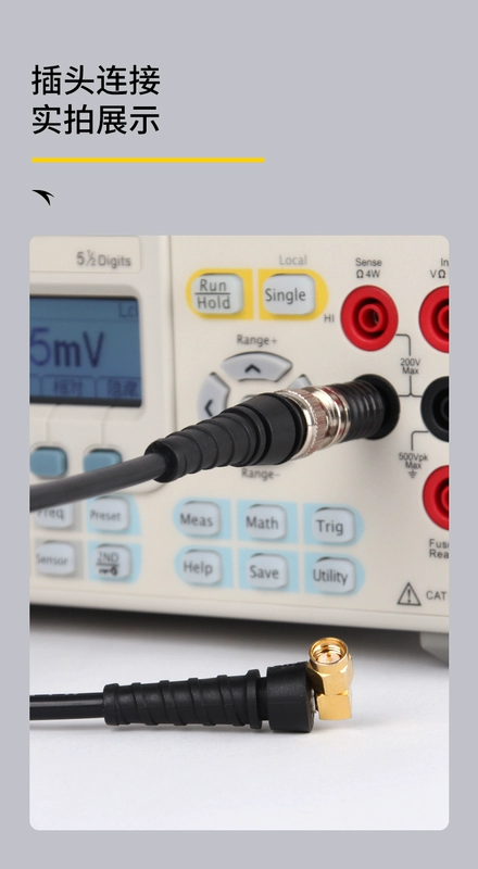 Bộ chuyển đổi cách điện ETA ETA3214 phích cắm chuối 4mm vào ổ cắm BNC bộ chuyển đổi phích cắm thẳng