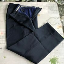 Brand new stock navy blue horse pants for winter pants thickened wool pants original mens army fan pants loose version wool pants